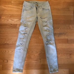 American Eagle ripped jeans